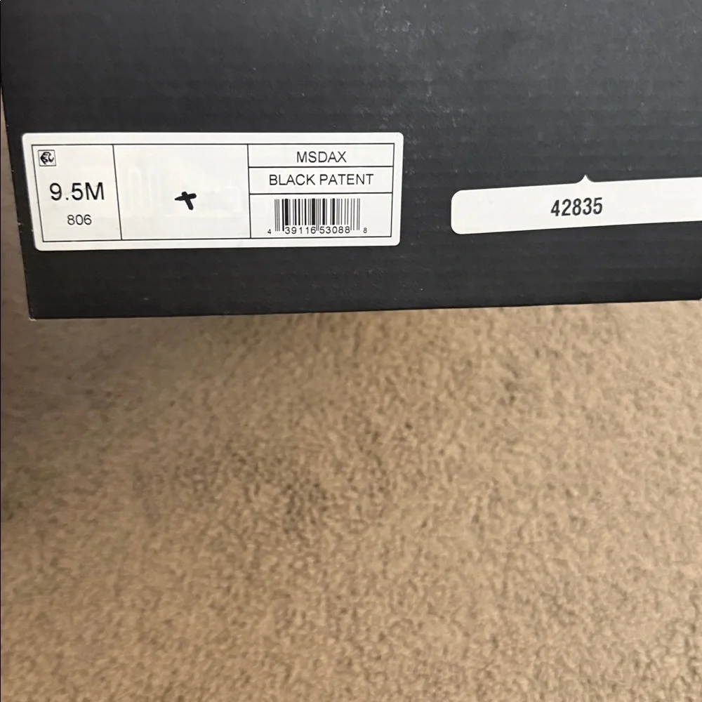 Nordstrom Glossy Black Oxfords
